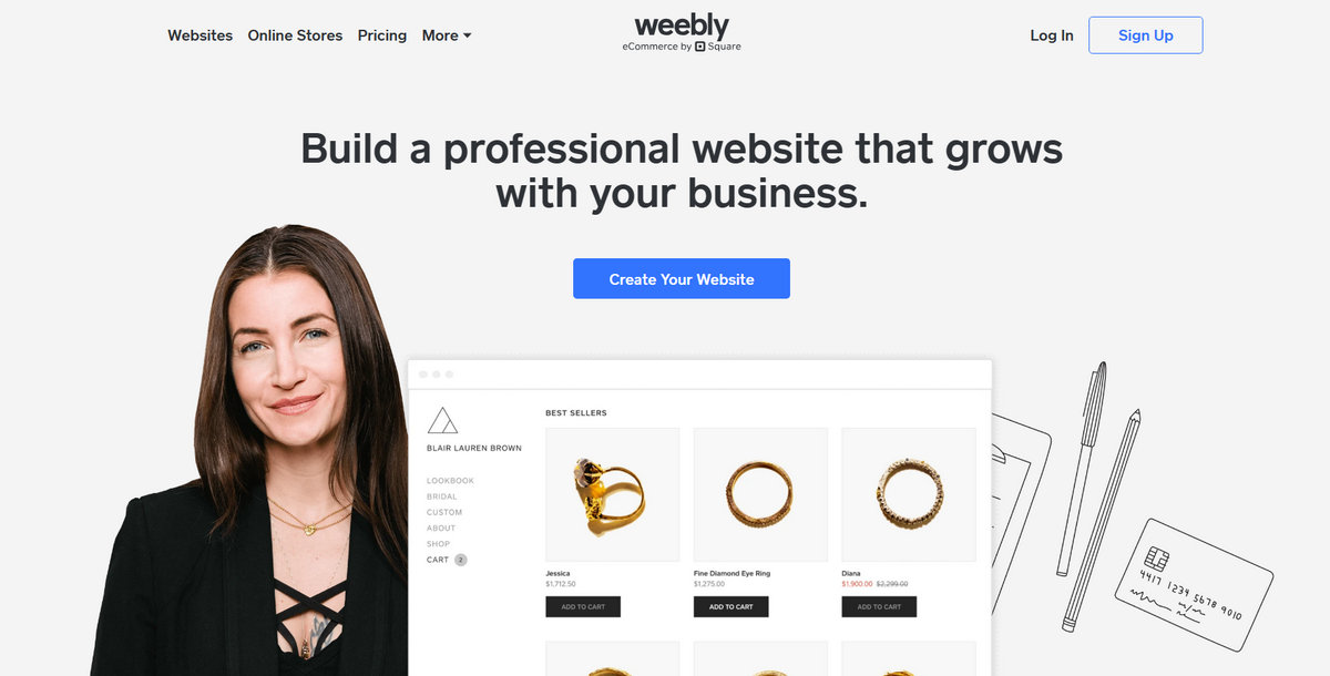 Weebly website homepage  website builder no watermark